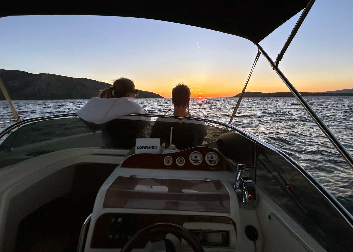 Sunset boat tours from Stari Grad, island Hvar